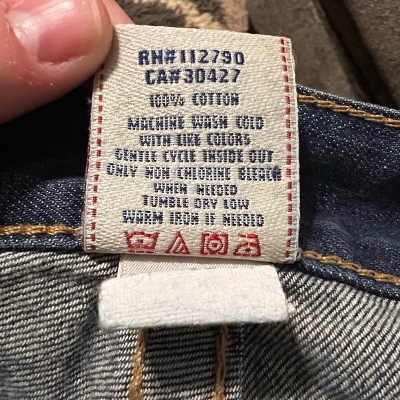 Men’s True Religion Ricky Flap Straight Jeans - Picture 13 of 16